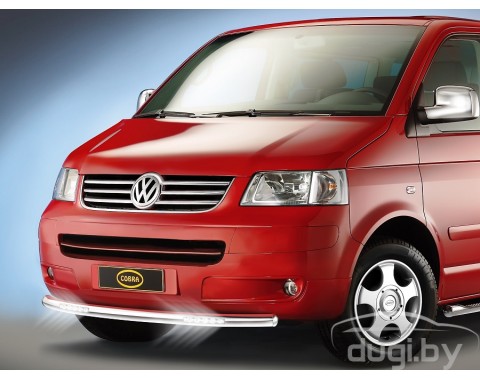Одинарная труба "Cobra" с Led подсветкой для Volkswagen T5